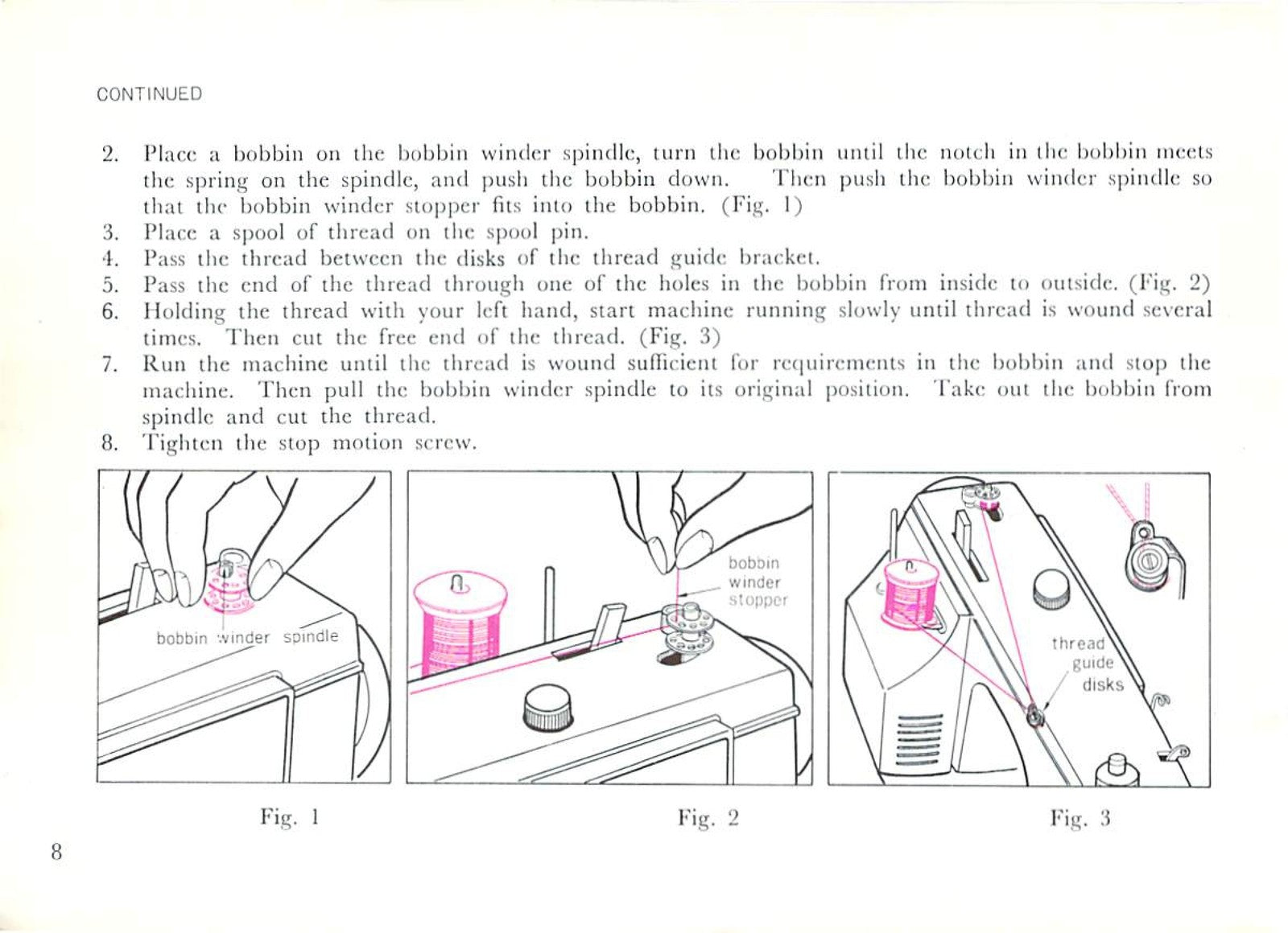 NEW HOME 551 Sewing Machine Instruction Manual - STEEL WIRE BOUND - TOUGH COVERS