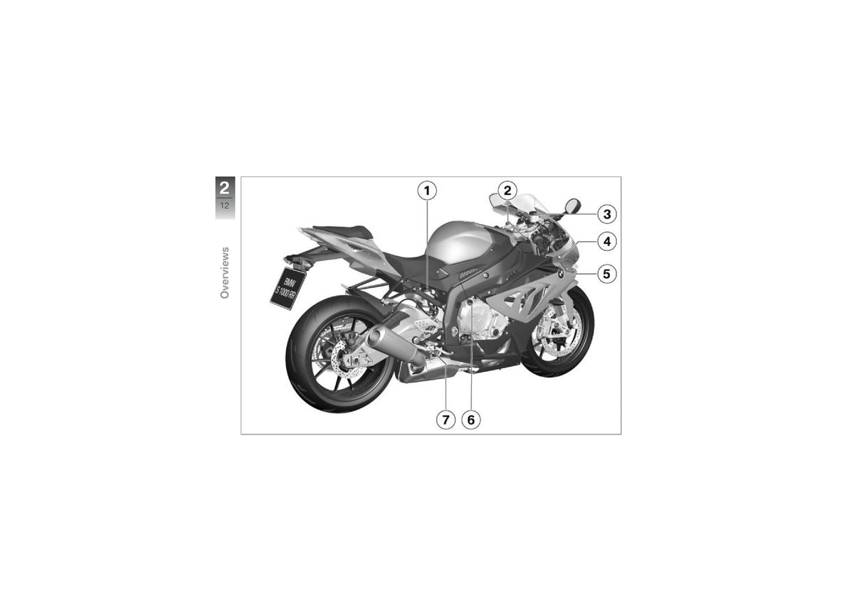 BMW S 1000 RR Motorcycle Riders Manual US Model - WIRE BOUND - TOUGH COVERS