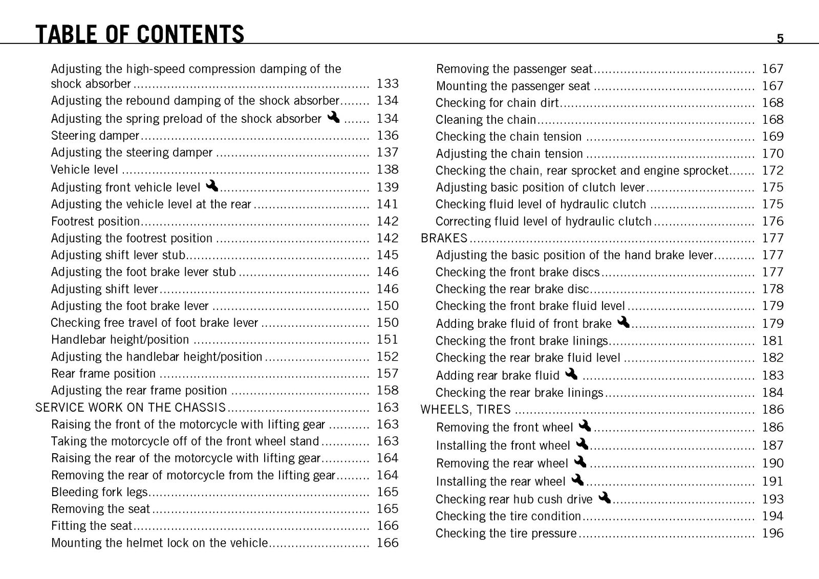 KTM 1190 RC8 R Owners Manual 2012 - STEEL WIRE BOUND - PROTECTIVE COVERS