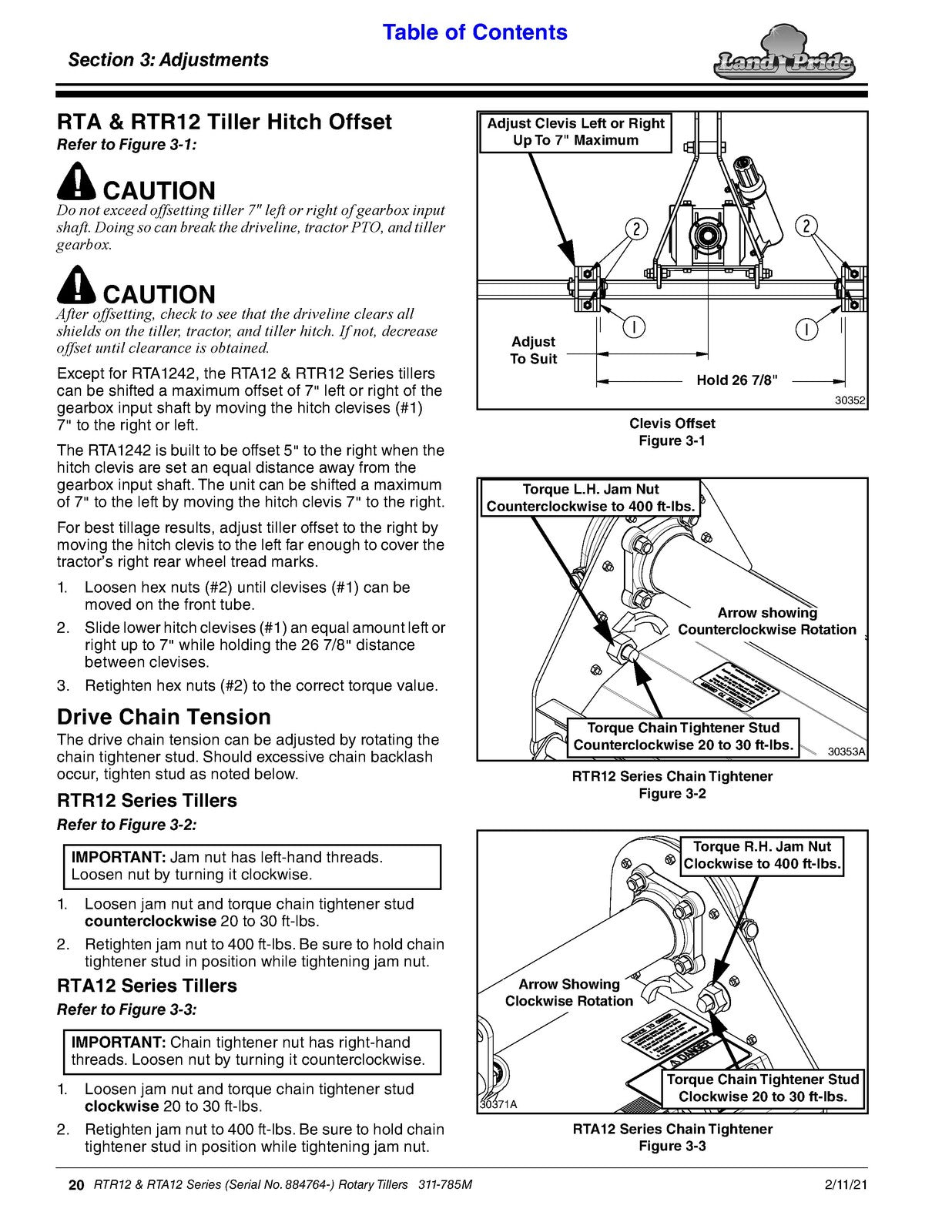 LAND PRIDE RTA12 Series Forward Rotation Rotary Operators Manual 2017 - BOUND