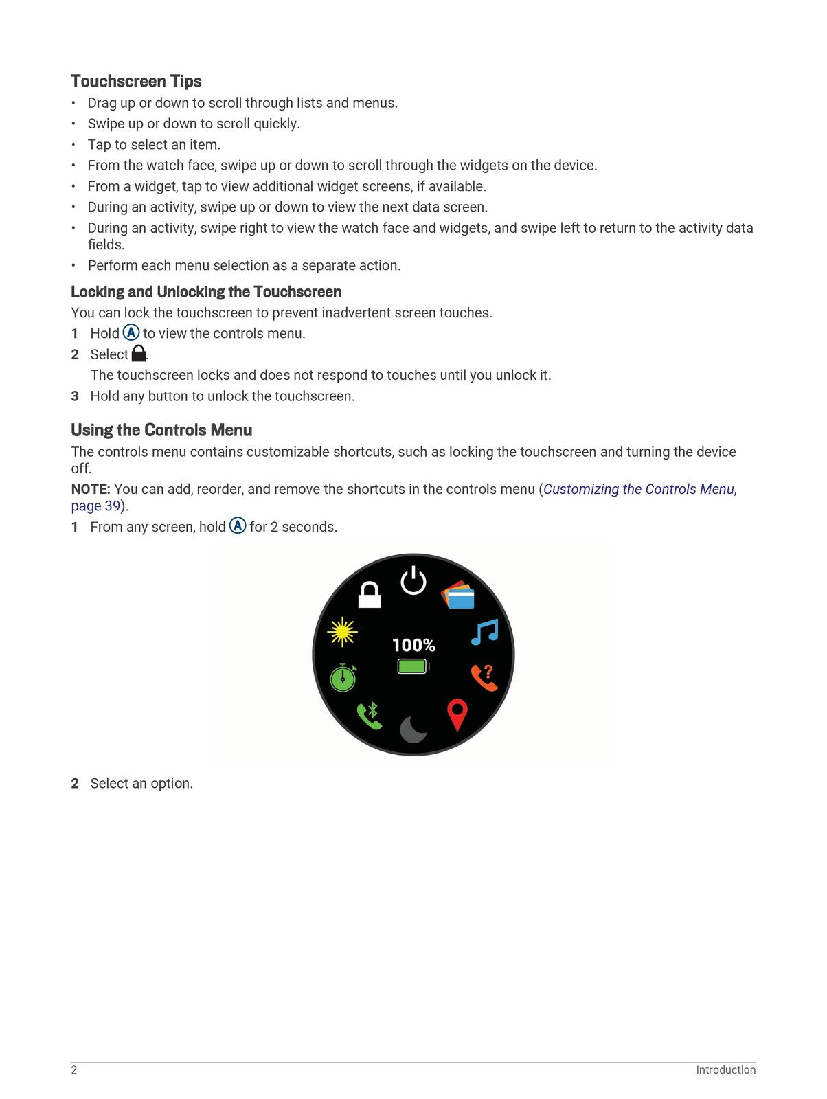 GARMIN Venu Owners Manual - STEEL WIRE BOUND - PROTECTIVE COVERS
