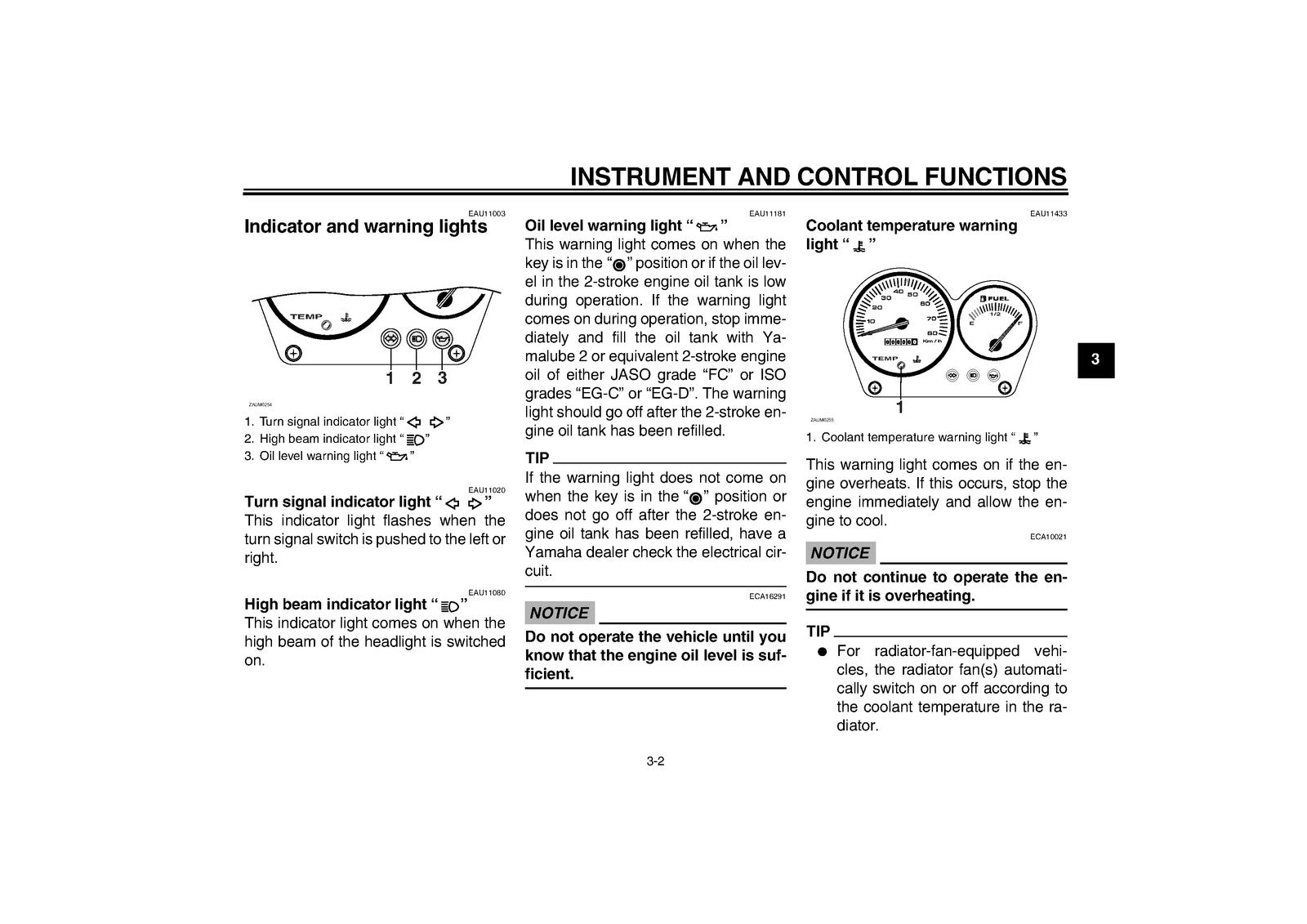 YAMAHA YQ50 YQ50L Owners Manual 2009 - STEEL WIRE BOUND - PROTECTIVE COVERS