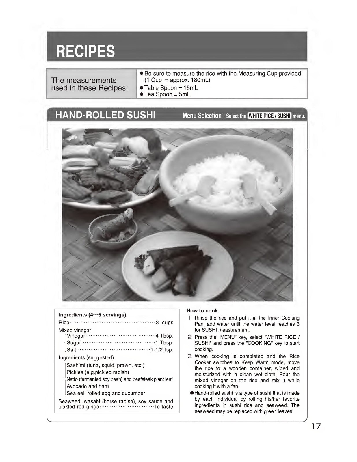 ZOJIRUSHI NS-DAC10 Fuzzy Rice Cooker Operating Instructions Manual - WIRE BOUND