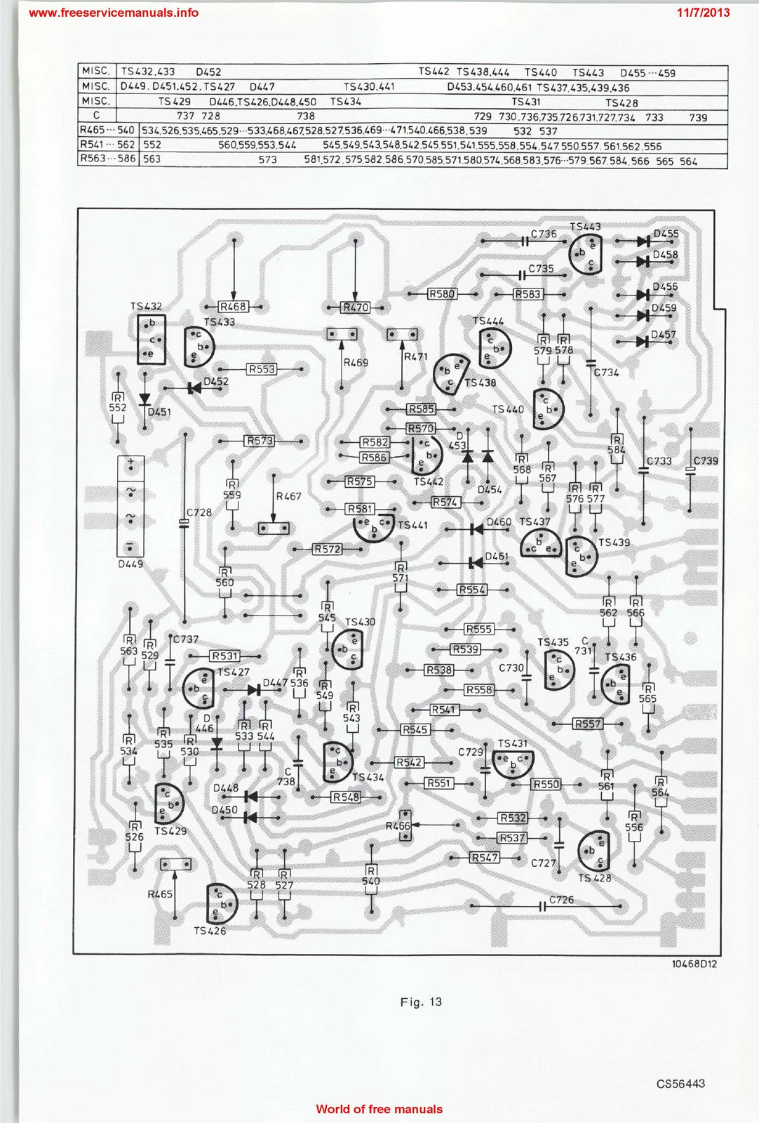 PHILIPS 22GA312 Hi-Fi Record Player Service Manual - WIRE BOUND - TOUGH COVERS