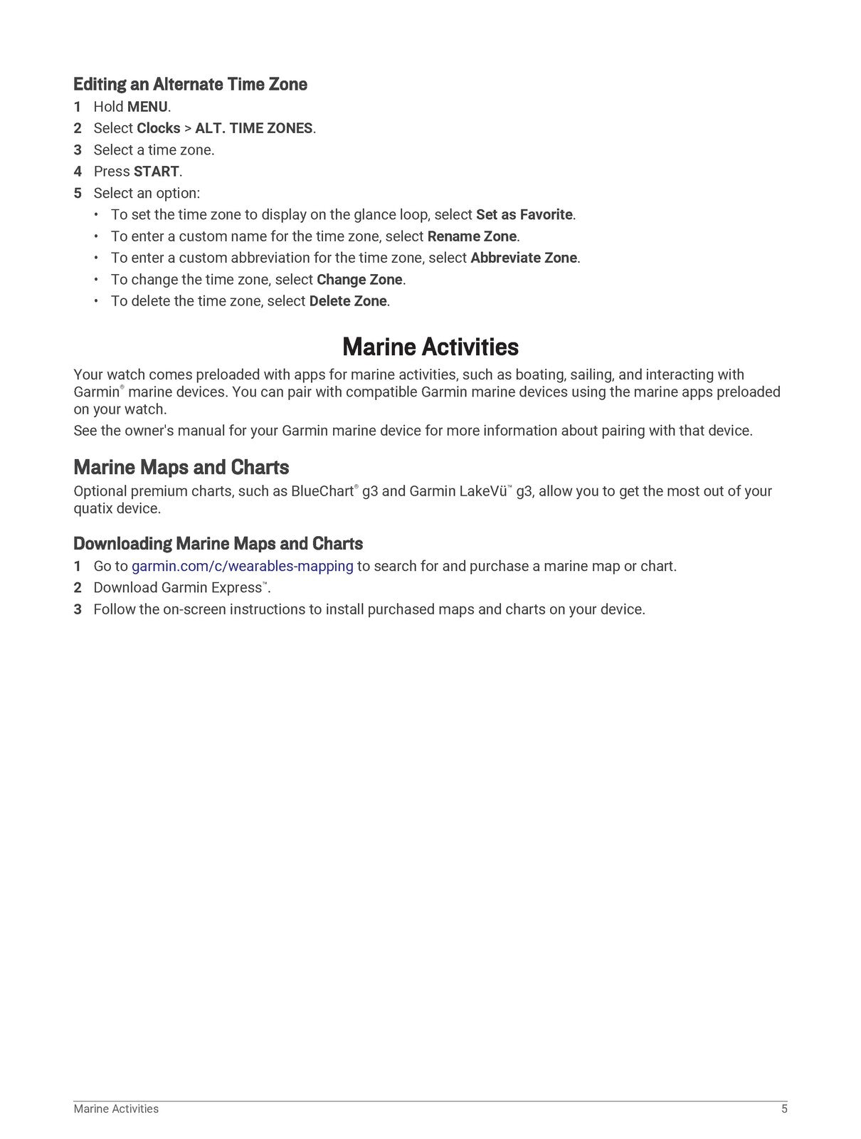 GARMIN Quatix 7 Standard 7 Pro 7 Sapphire 7X Solar Owners Manual 2022 - BOUND