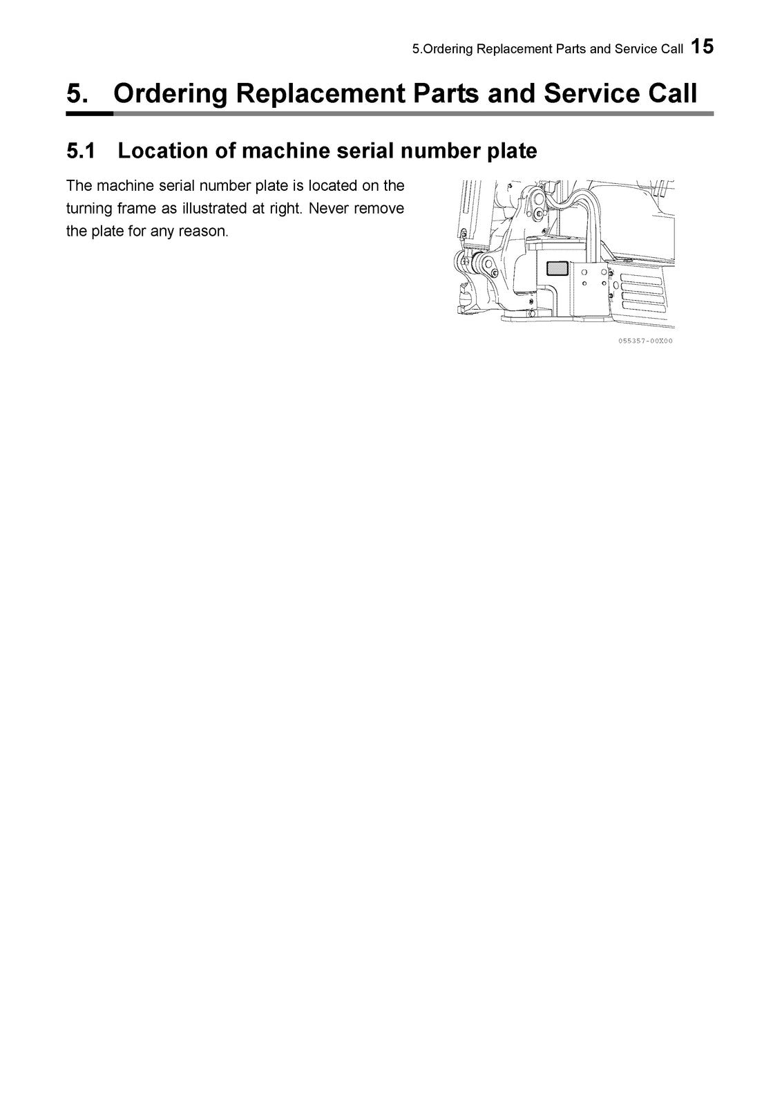 YANMAR ViO50-6B ViO55-6B Excavator Operation  Maintenance Manual - WIRE BOUND