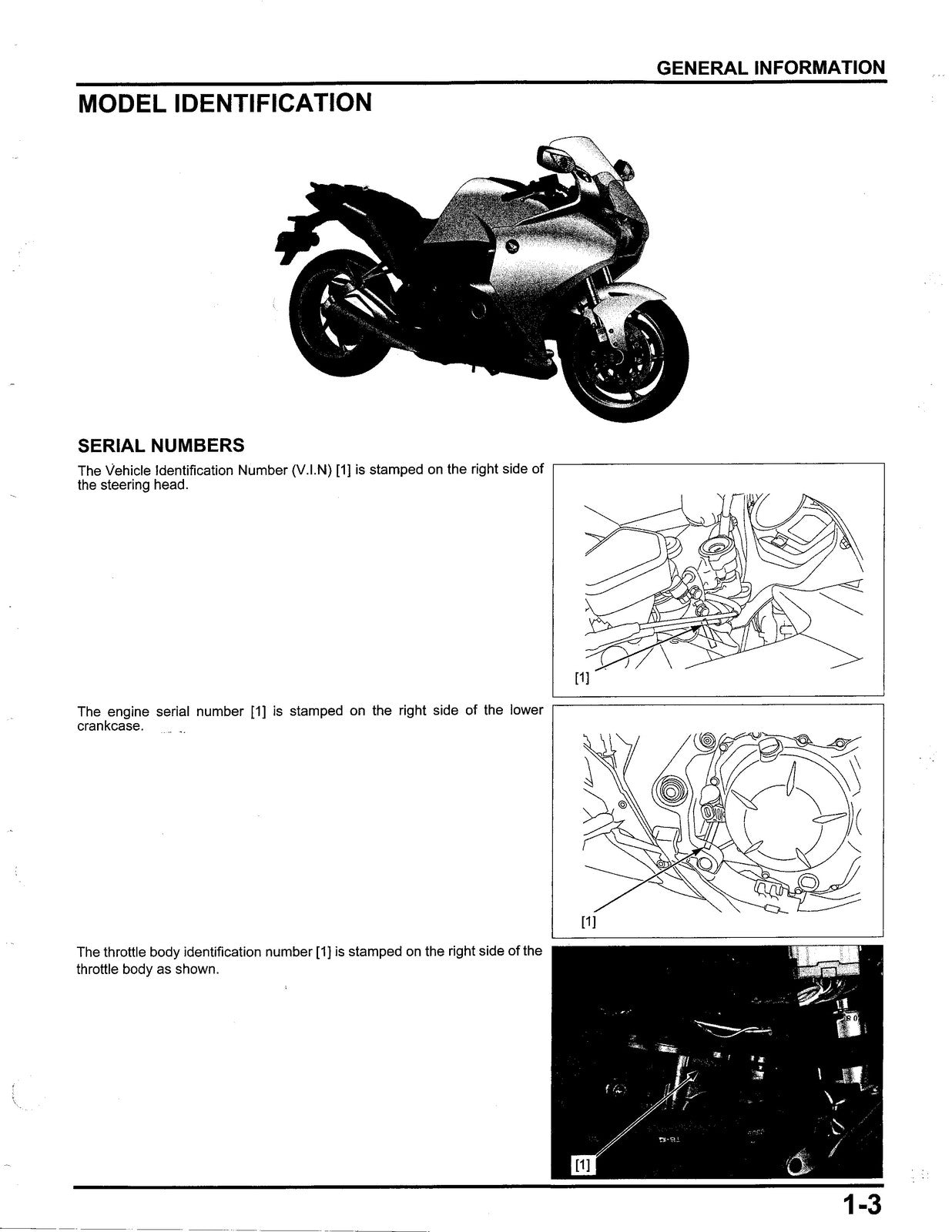 HONDA VFR1200F Motorcycle Service Manual - BOUND - COVERS - XL FOLDOUT PAGES