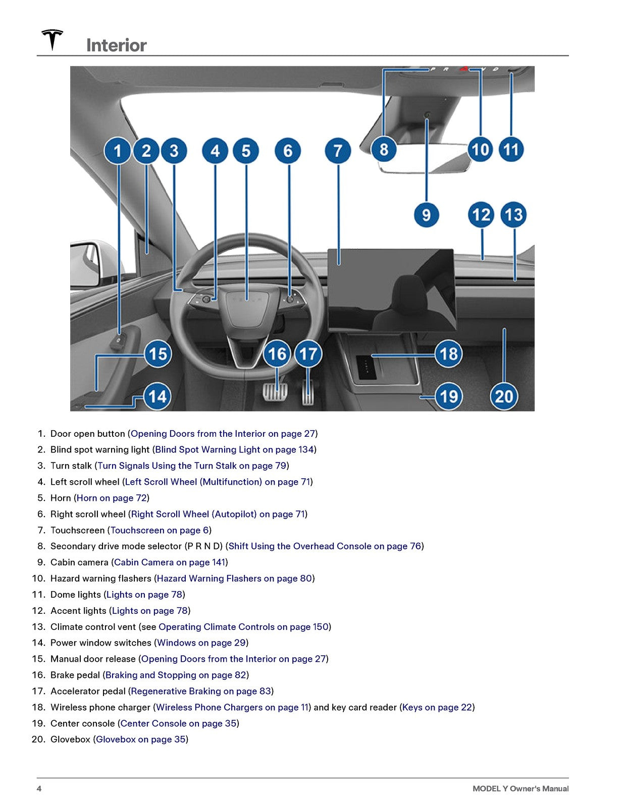 TESLA Model Y Owners Manual 2025 - STEEL WIRE BOUND - PROTECTIVE COVERS