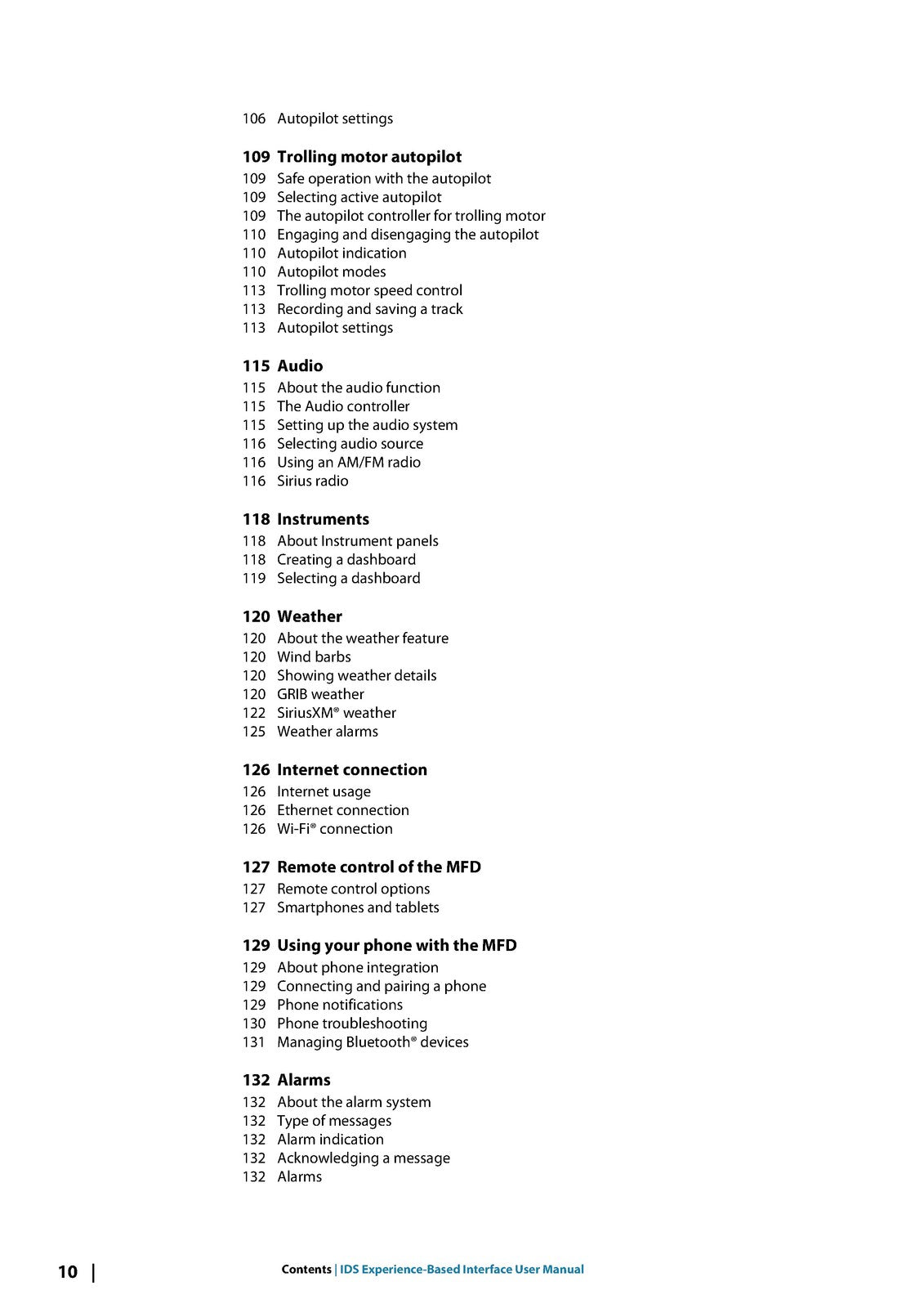 SIMRAD IDS Experience-Based Interface User Manual - WIRE BOUND - TOUGH COVERS