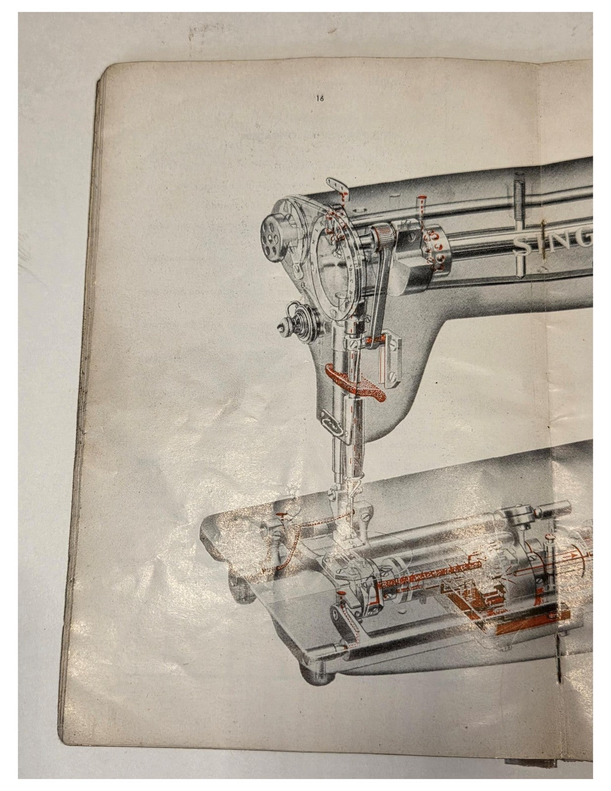 SINGER 400W1 400W2 400W3 400W4 400W5 Sewing Machine Instruction Manual - BOUND