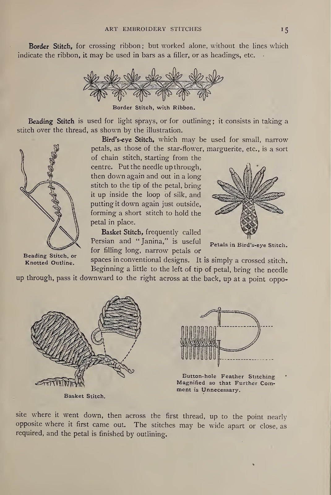 HEMINWAY Wash Silks Embroidery Crochet And Knitting Manual 1899, FOLDOUTS
