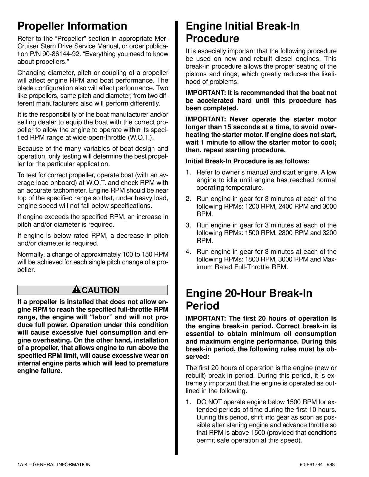 MERCURY MERCRUISER NO 27 MARINE ENGINES V8 DIESEL D73L D-TRONIC SERVICE MANUAL