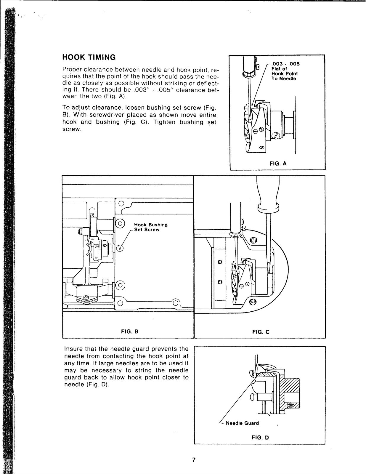 SINGER 121D 121C Sewing Machine Service Manual - STEEL WIRE BOUND - TOUGH COVERS