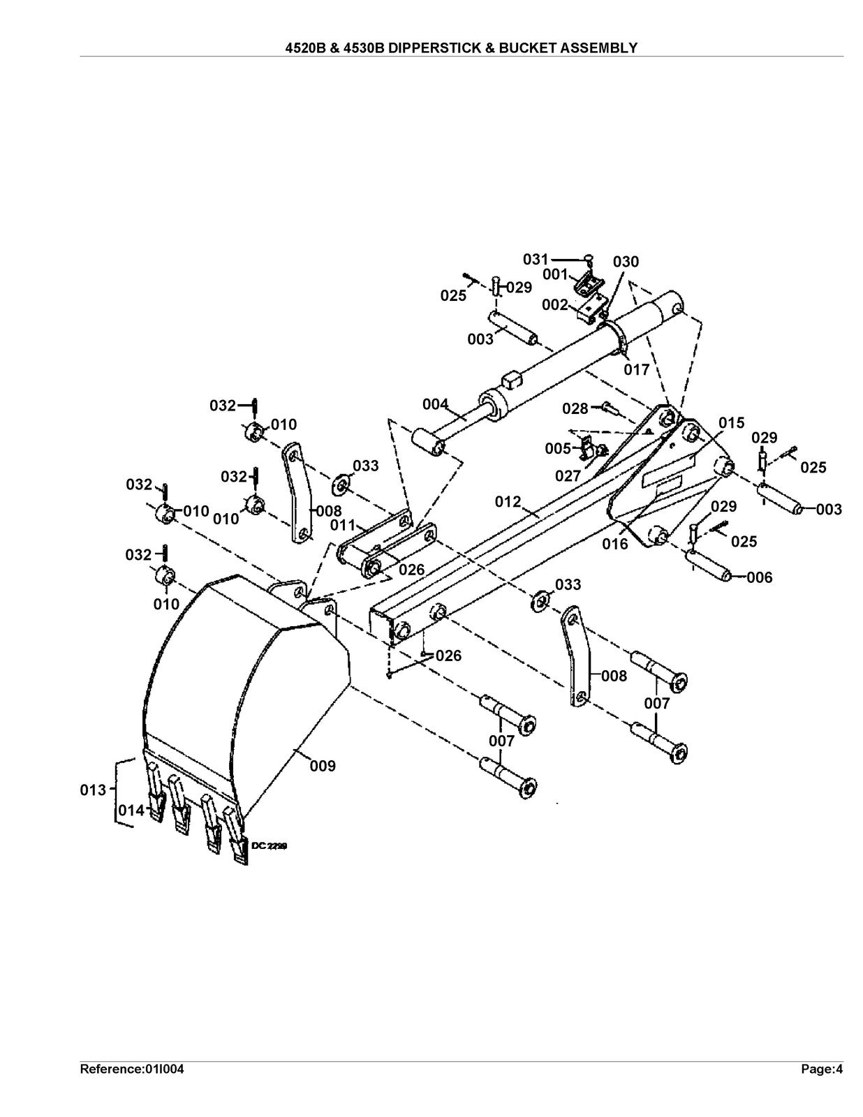 WOODS BL4520B L4530B Backhoe Illustrated Parts List Manual - WIRE BOUND - COVERS