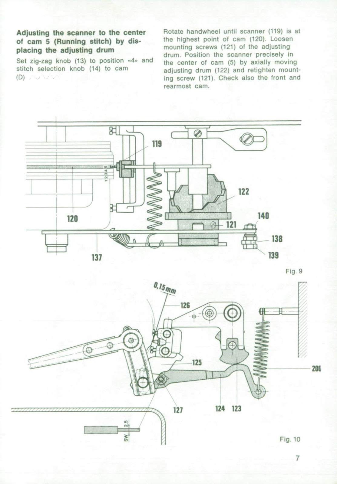 BERNINA Nova 900 Electronic Sewing Machine Service Manual - WIRE BOUND - COVERS