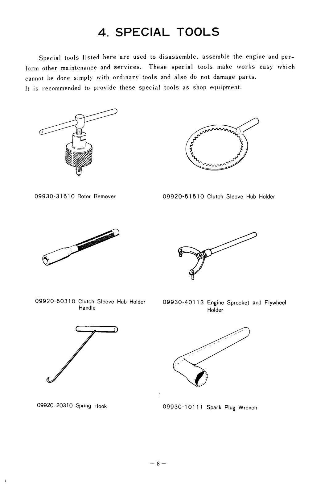 SUZUKI TM 400 Motorcycle Service Manual 1971 - STEEL WIRE BOUND - TOUGH COVERS