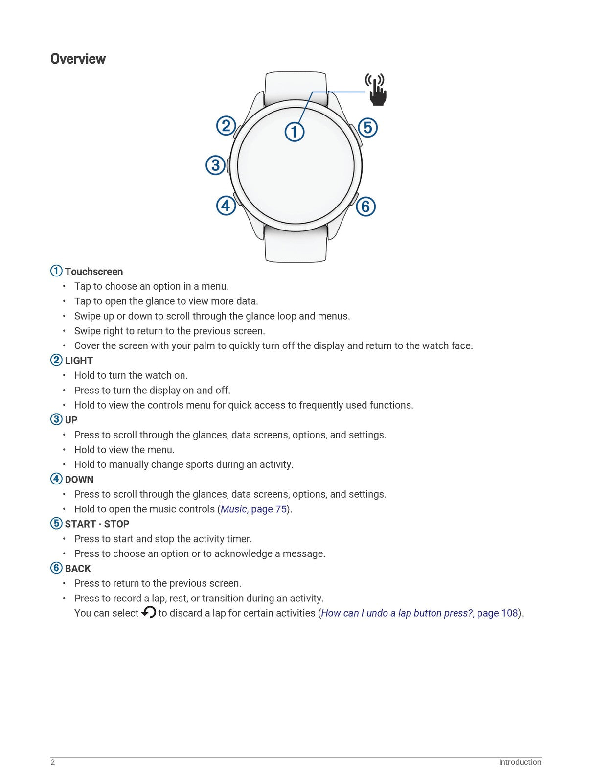 GARMIN Forerunner 265 Series Watch Owners Manual 2023 - WIRE BOUND - COVERS