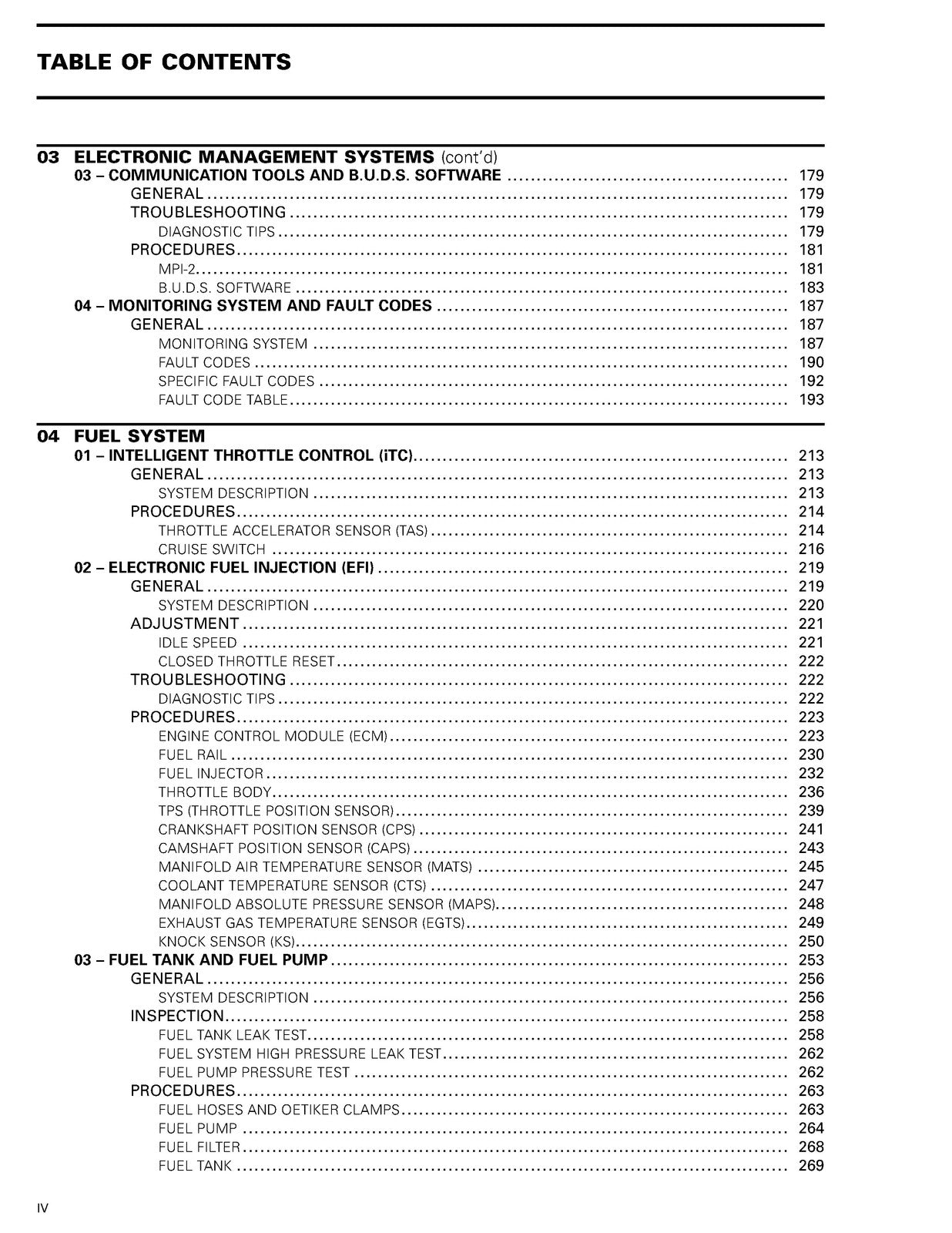 SEA-DOO RXT iS 255 GTX Limited 2009 Shop Manual - BOUND - COVERS - XL FOLDOUTS