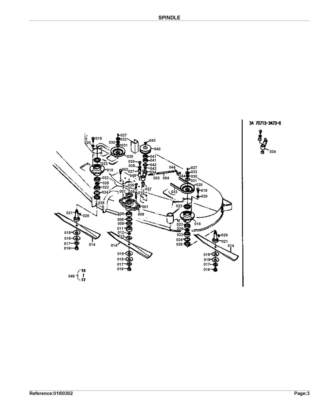 KUBOTA RC60-72H Parts Manual - STEEL WIRE BOUND - PROTECTIVE COVERS