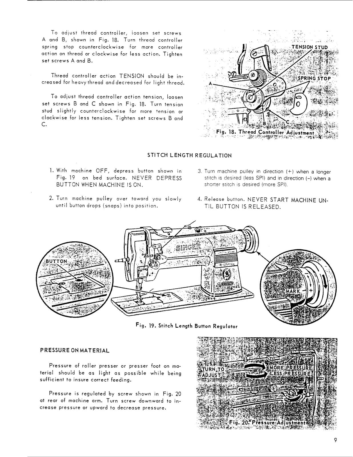 SINGER 211G146 151 157 158 351 357 358 451 457 651 658 Service Manual - BOUND