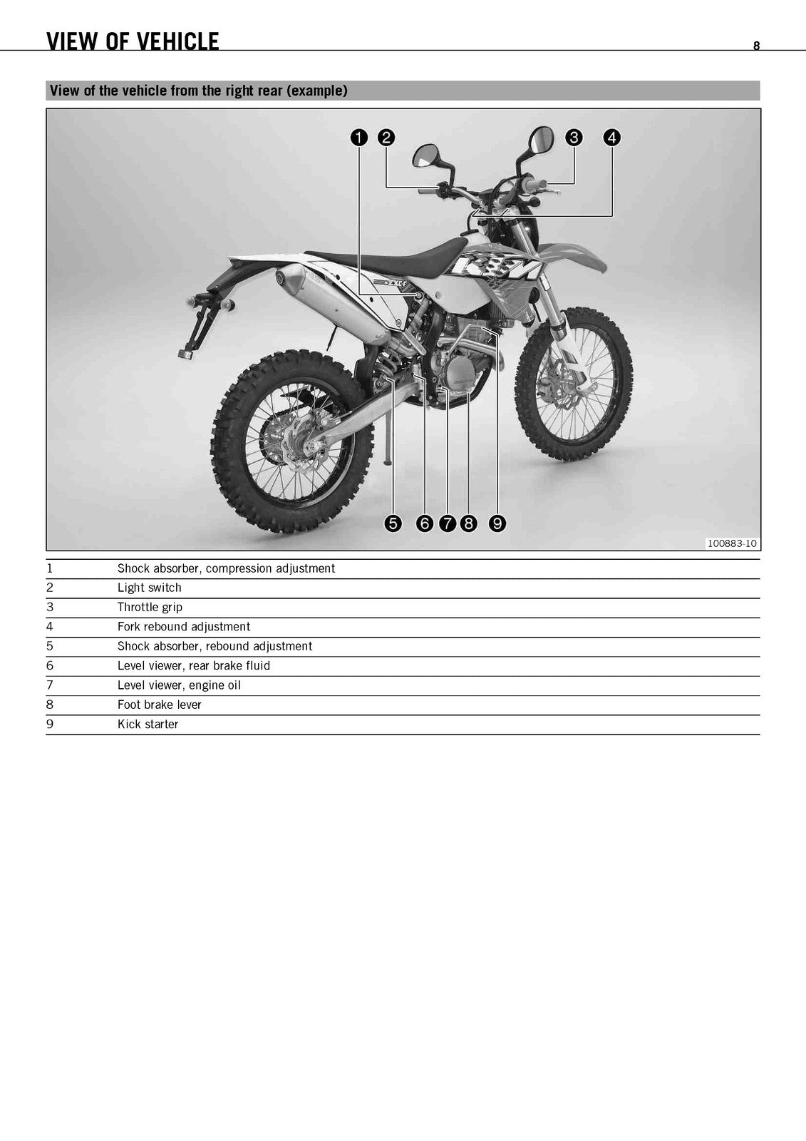 KTM 250 EXC-F EU Factory Edition AUS SIX DAYS XCF-W Owners Manual 2011 - BOUND