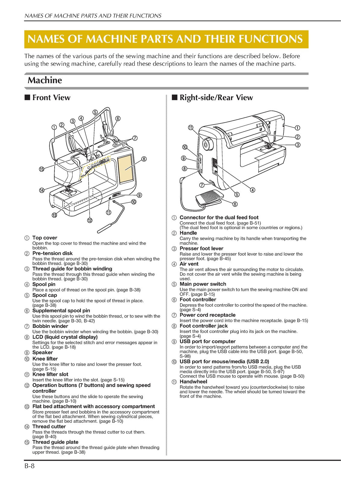 BABY LOCK Aria BLAR Sewing Machine Instruction Manual - WIRE BOUND - COVERS