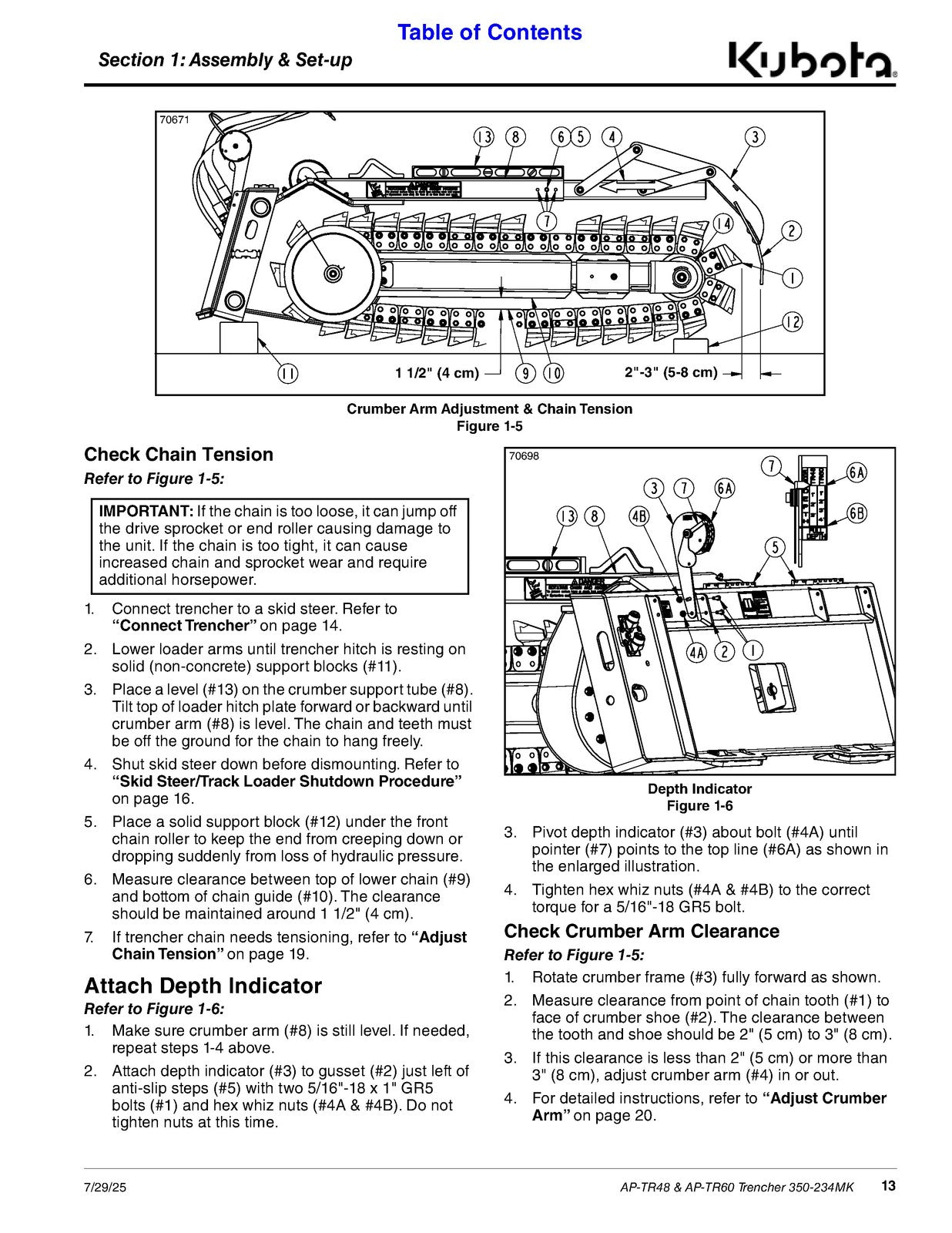 LAND PRIDE TR Series Trenchers Operators Manual - WIRE BOUND - TOUGH COVERS