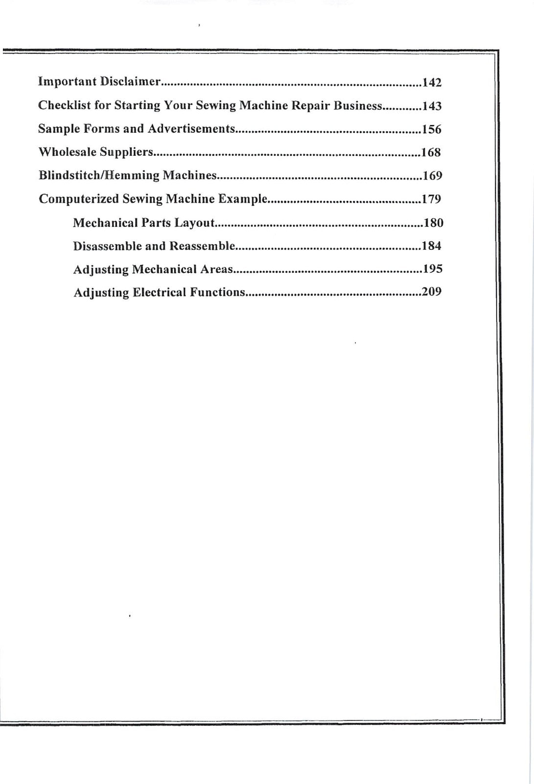 KARNAK PUBLISHING Repairing Sewing Machines Service Manual - WIRE BOUND - COVERS
