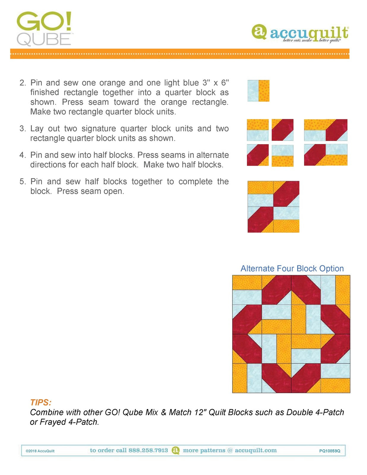 ACCUQUILT Go Qube 12" Corners - STEEL WIRE BOUND - PROTECTIVE COVERS