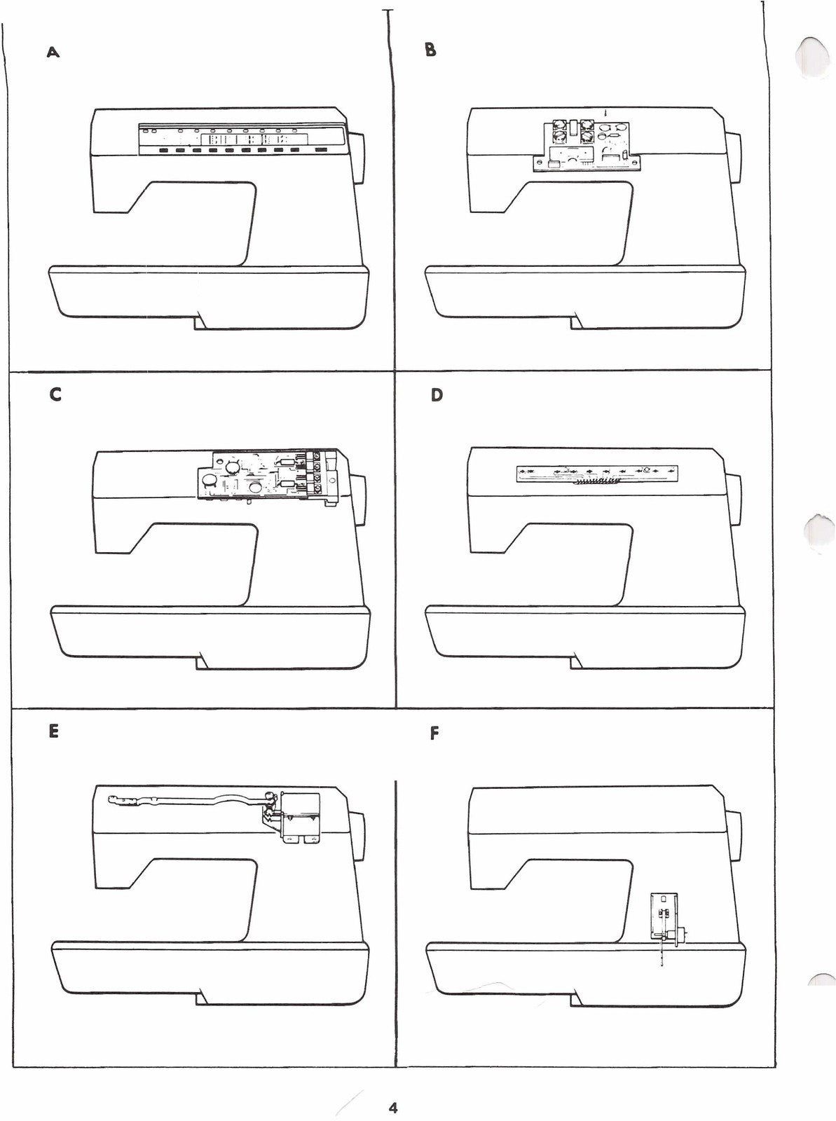 SINGER 2005A Sewing Machine Service Manual 1981 - WIRE BOUND - TOUGH COVERS