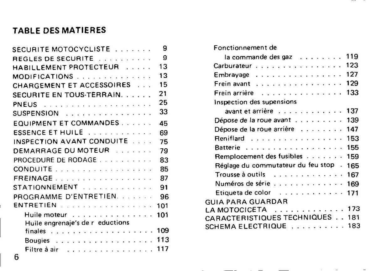 HONDA XLV750R Owners Manual 1985 - BOUND - COVERS - XL FOLDOUT PAGES