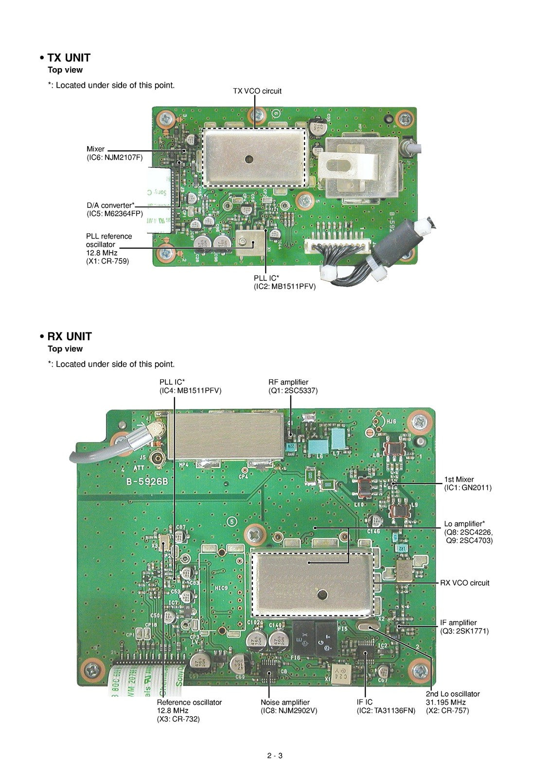 ICOM IC-FR3000 IC-FR3100 VHF FM Repeater Service Manual, BOUND, COVERS, FOLDOUTS