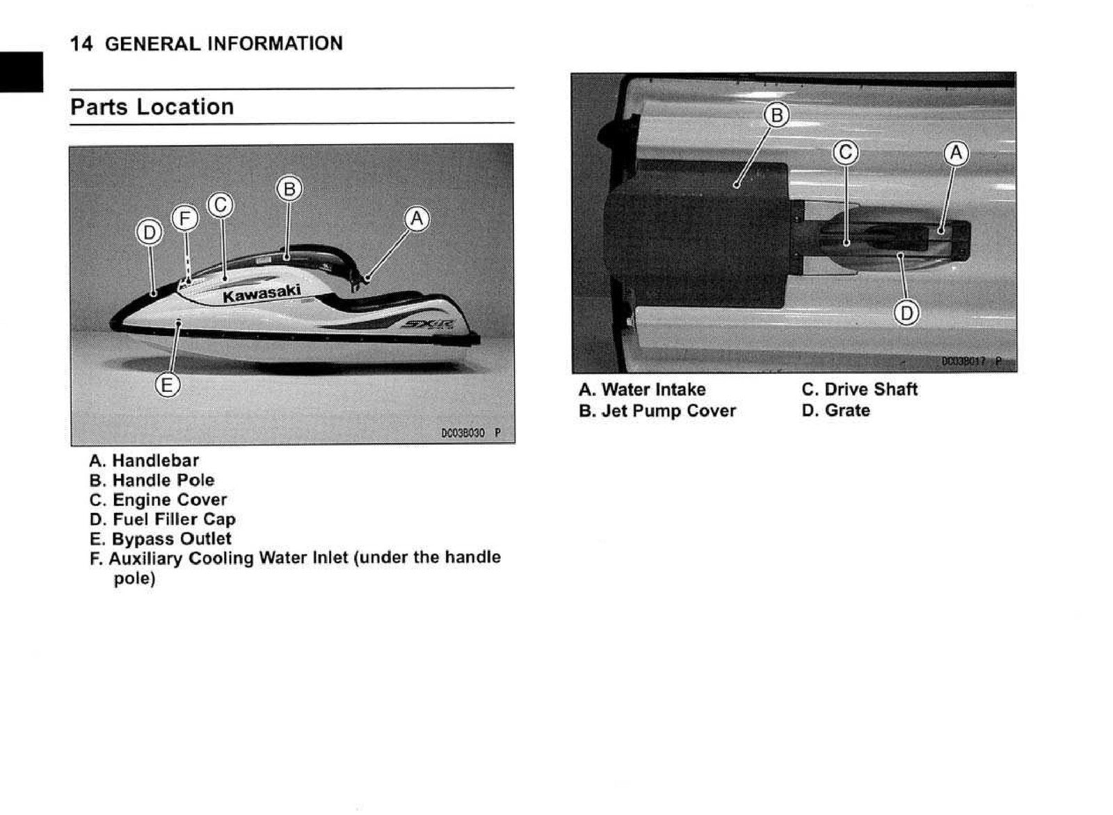 KAWASAKI JET SKI 800 SX-R Watercraft Owners Manual - WIRE BOUND - TOUGH COVERS