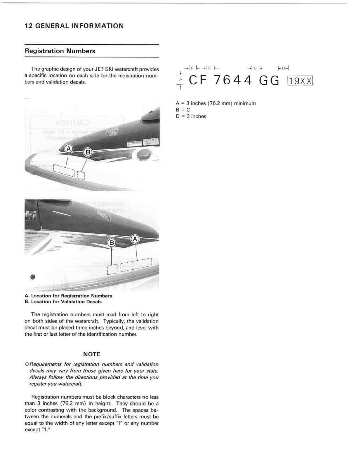 KAWASAKI JET SKI STS Owners Manual - STEEL WIRE BOUND - PROTECTIVE COVERS