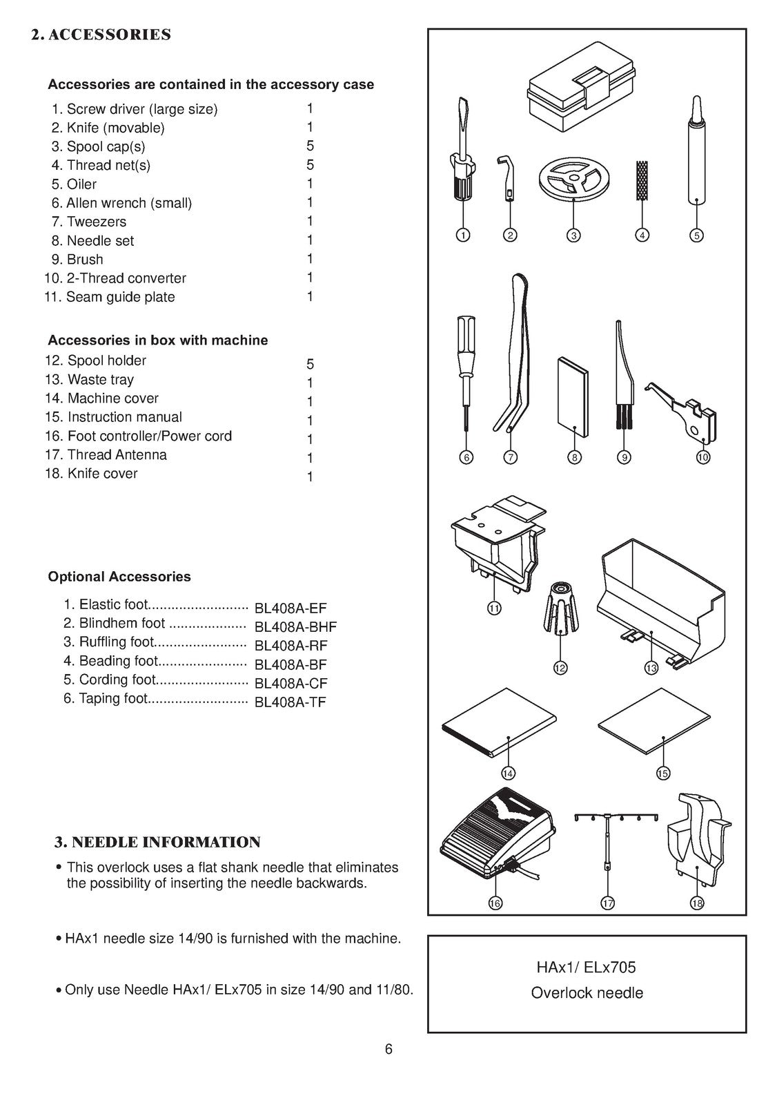 BABY LOCK Combination Overlock Chain Stitch Cover Stitch Instruction Manual