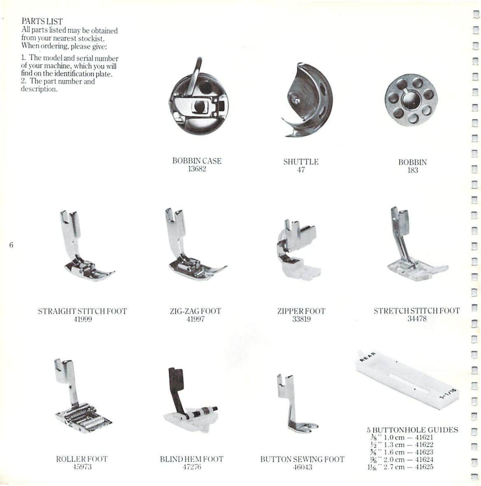 FRISTER ROSSMANN 1080 Sewing Machine Instruction Manual - WIRE BOUND - COVERS