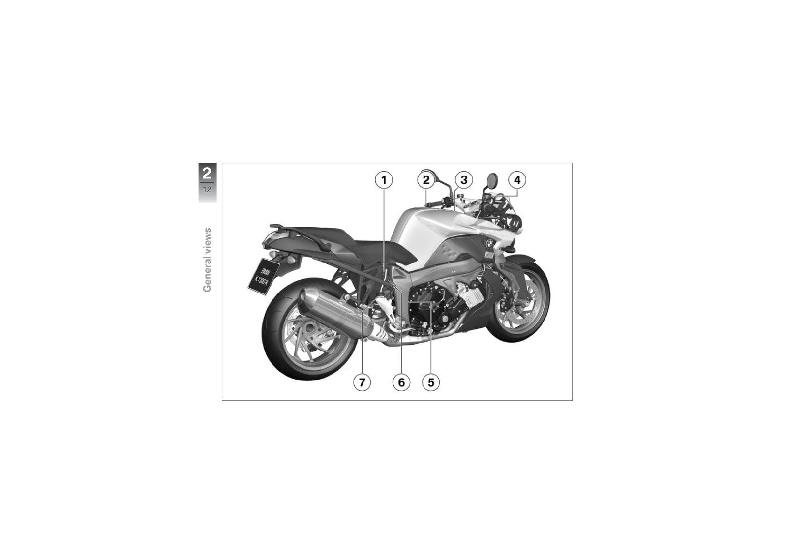 BMW K 1300 R Motorcycle Riders Manual 2014 - STEEL WIRE BOUND - TOUGH COVERS