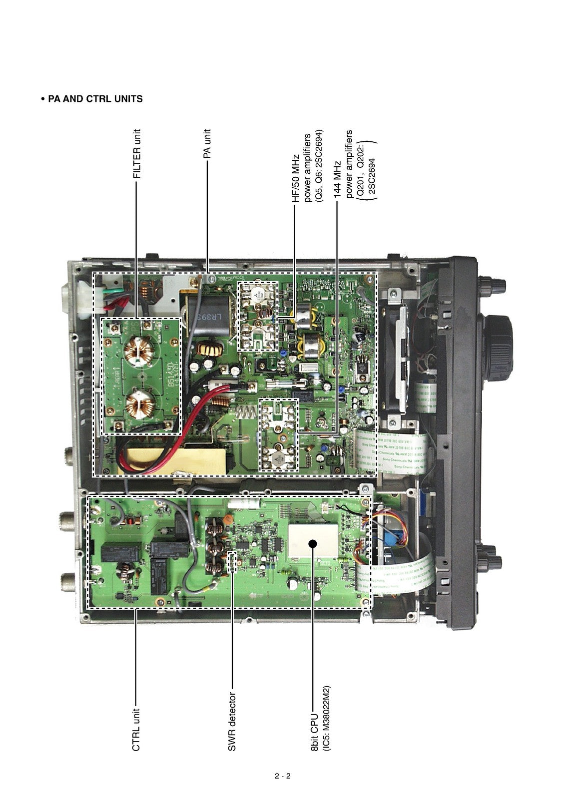 ICOM IC-7400 HF VHF Transceiver Service Manual - BOUND - COVERS - XL FOLDOUTS