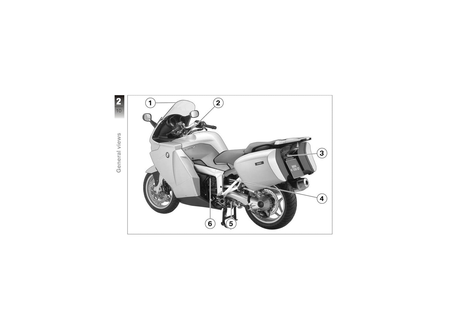 BMW K 1200 GT Motorcycle Riders Manual 2006 - STEEL WIRE BOUND - TOUGH COVERS