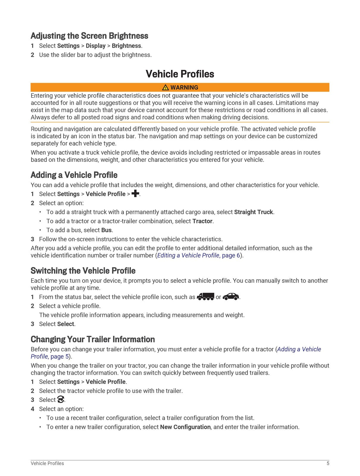 GARMIN Dezl OTR500 LGV500 Owners Manual 2021 - STEEL WIRE BOUND - TOUGH COVERS