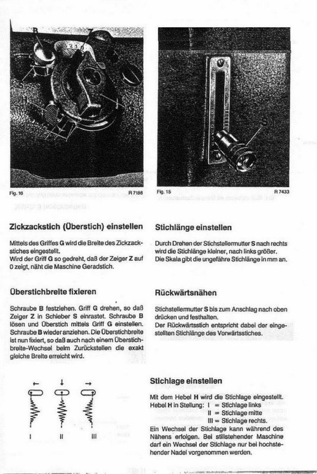 PFAFF 138 Sewing Machine Instruction Manual - STEEL WIRE BOUND - TOUGH COVERS