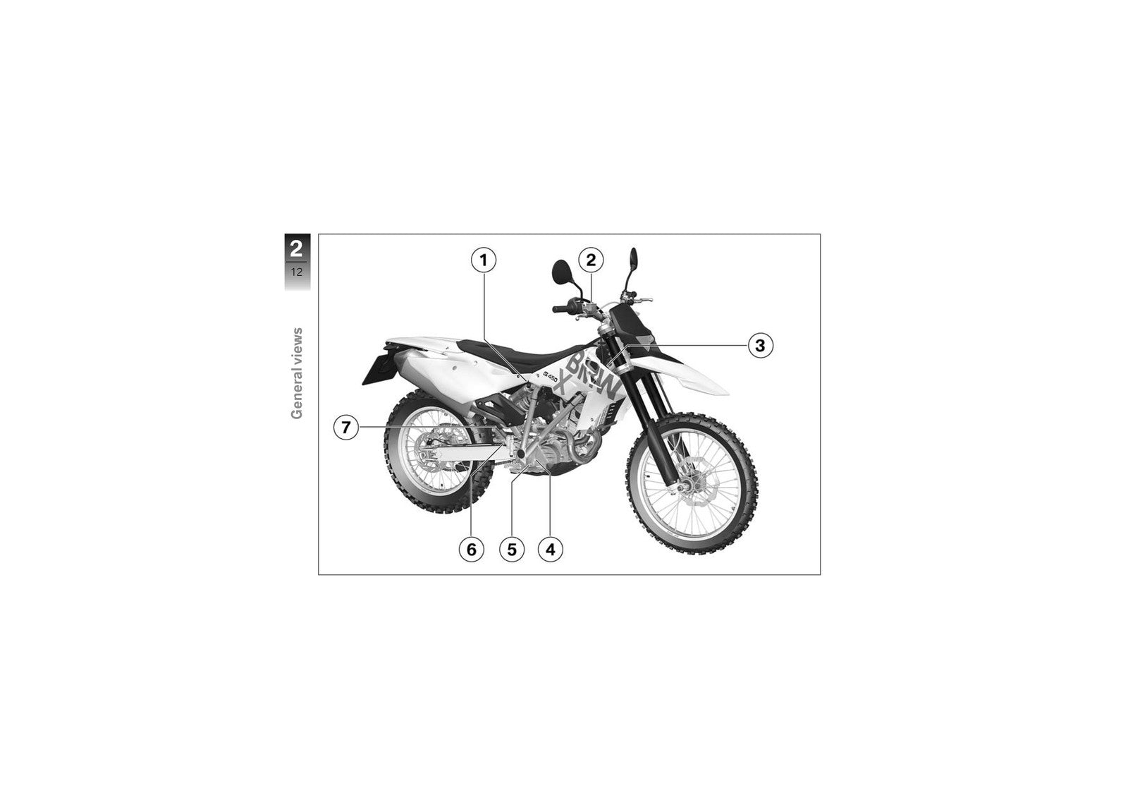 BMW G450X Motorcycle Owners Manual - STEEL WIRE BOUND - PROTECTIVE COVERS