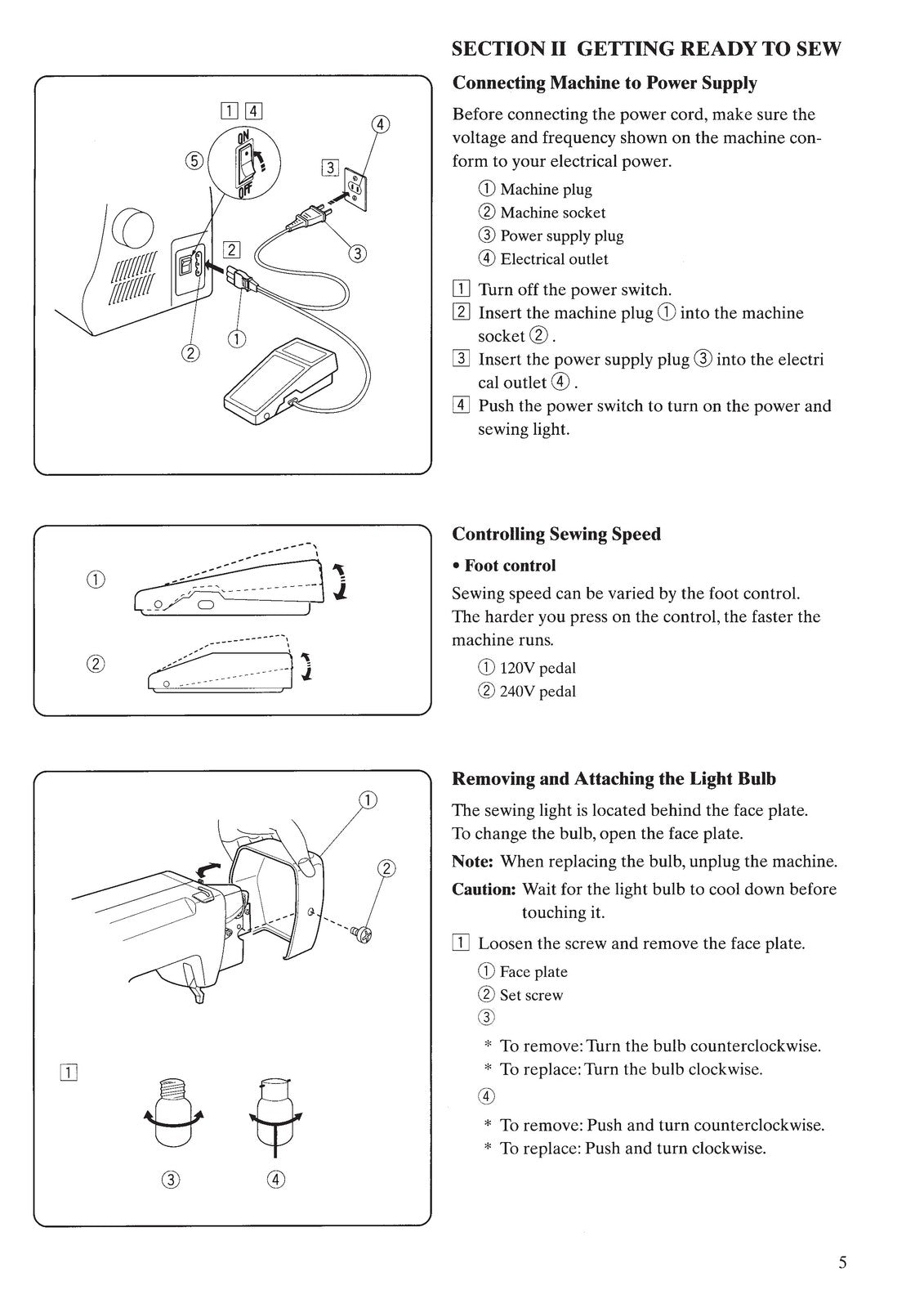 JANOME Jem Gold Model 660 Instruction Manual - STEEL WIRE BOUND - TOUGH COVERS
