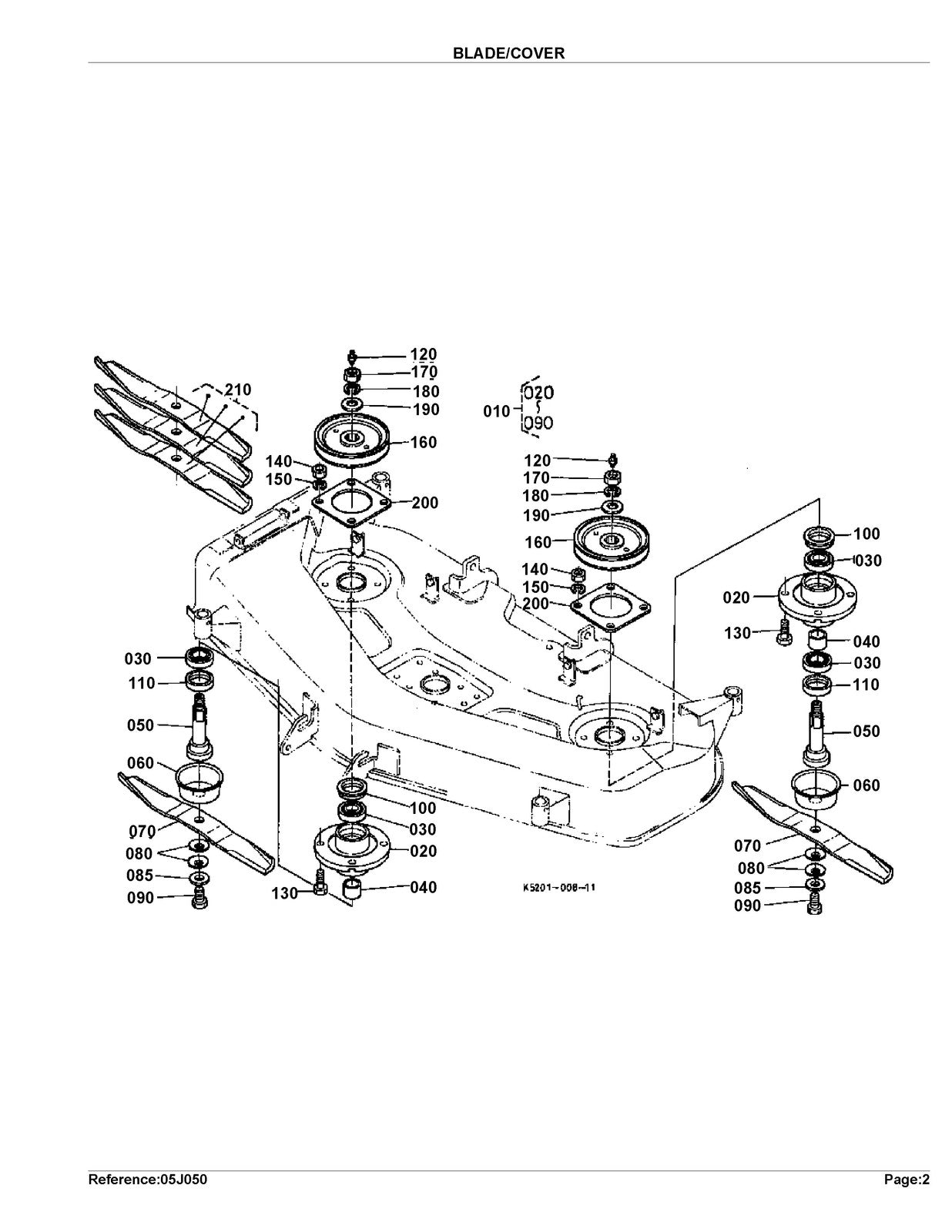 KUBOTA RCK54TG Parts Manual - STEEL WIRE BOUND - PROTECTIVE COVERS