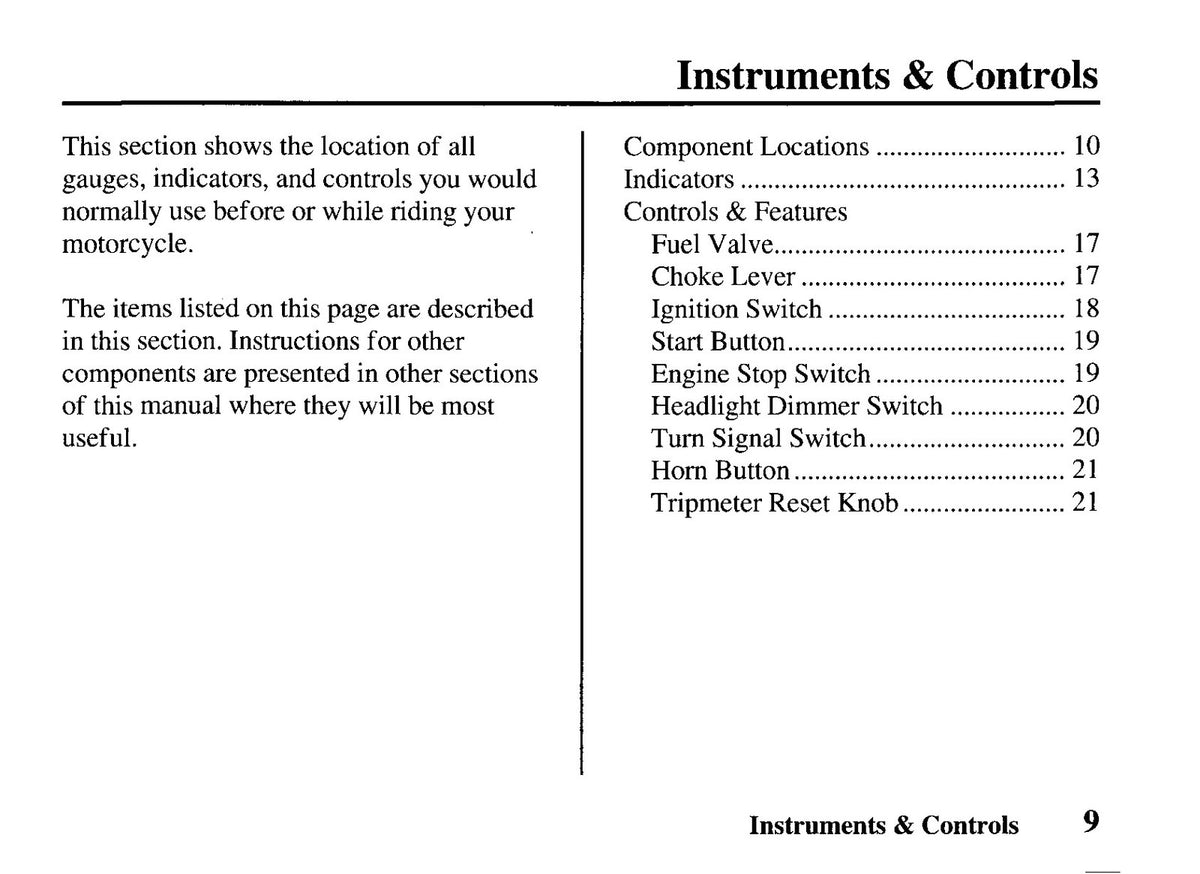 HONDA XR650L Owners Manual 2001 - STEEL WIRE BOUND - PROTECTIVE COVERS