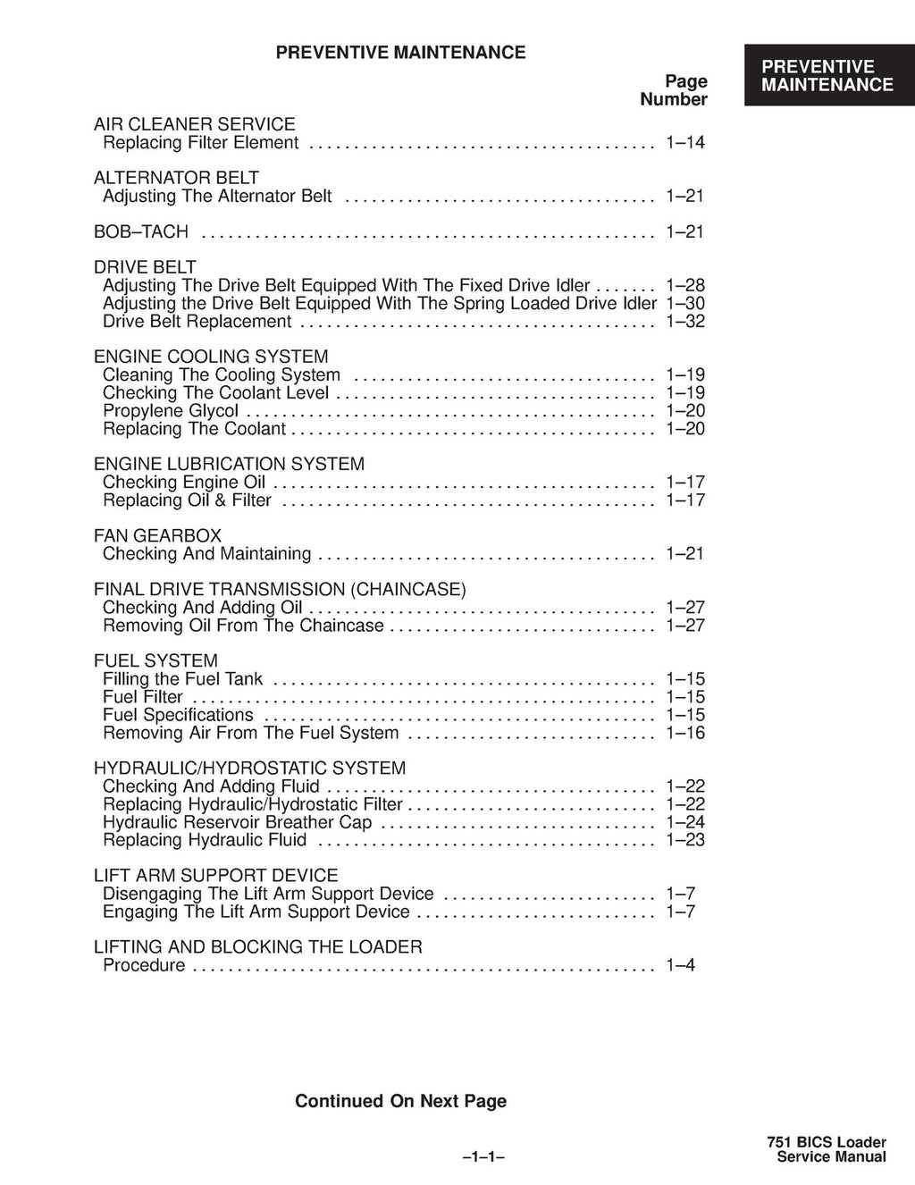 BOBCAT 751 SERVICE MANUAL SN 514711001 & UP SN 514911001 & UP, WIRE BOUND COVERS