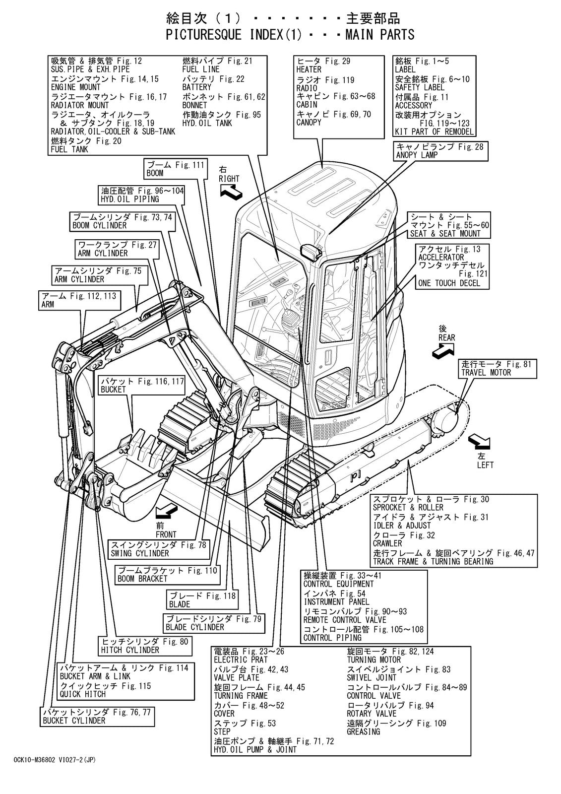 YANMAR ViO27-2 Excavator Parts Catalog Manual - STEEL WIRE BOUND - TOUGH COVERS