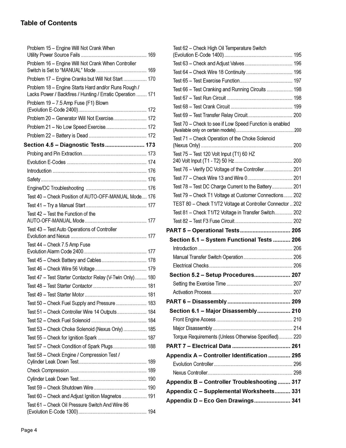 GENERAC Evolution Nexus Synergy 15kW 18kW 20kW EcoGen Service Manual BUNDLE