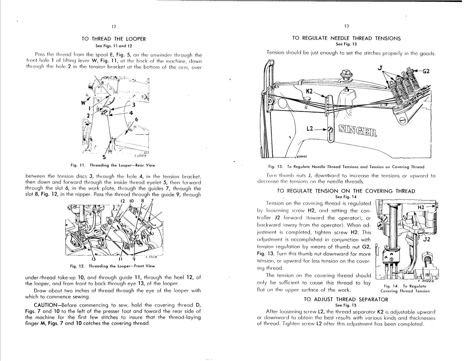 SINGER 247-2 247-3 Sewing Machine Service Manual - WIRE BOUND - TOUGH COVERS
