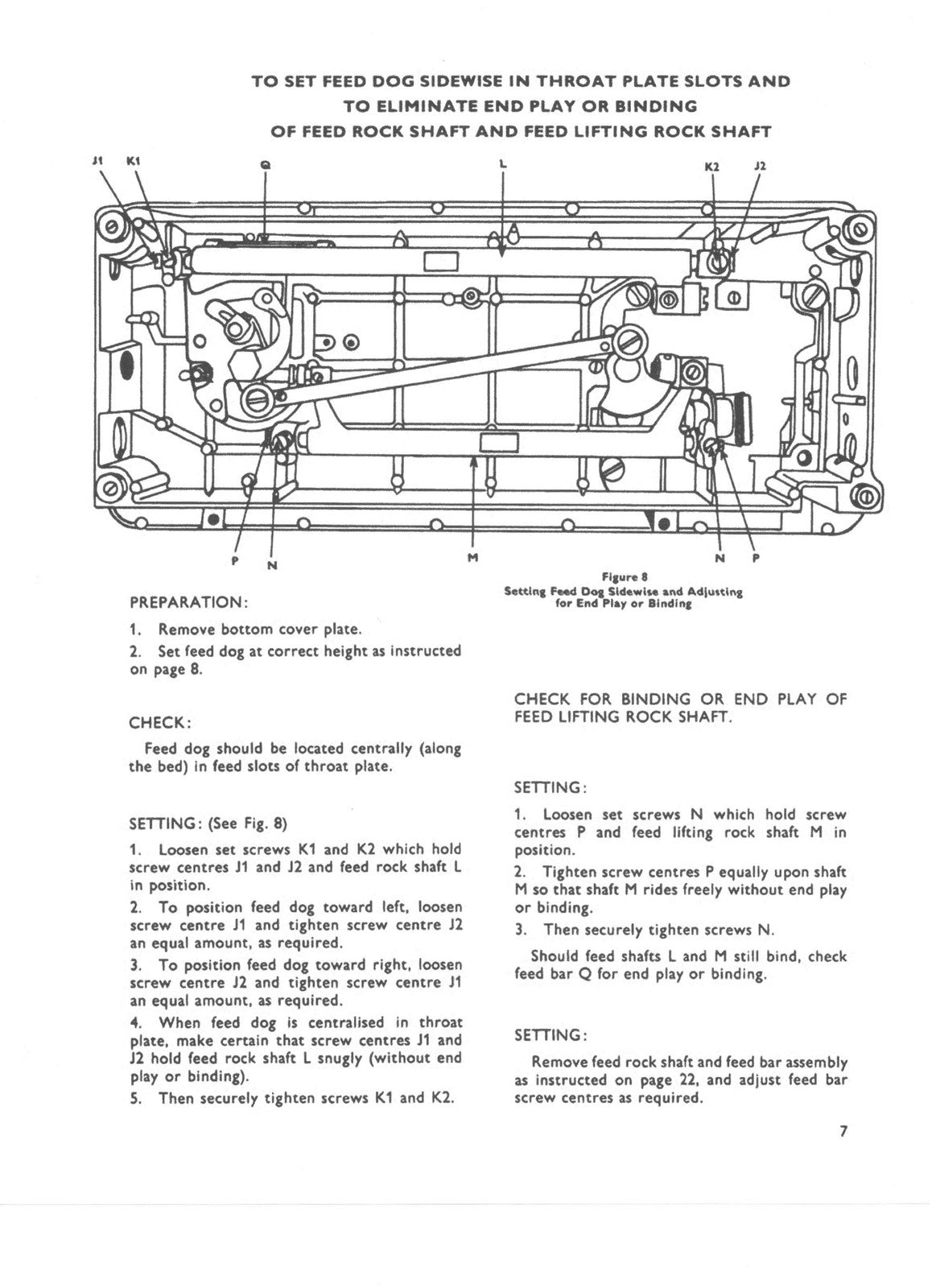 SINGER Class 337 338 Sewing Machine Service Manual 1965 - WIRE BOUND - COVERS